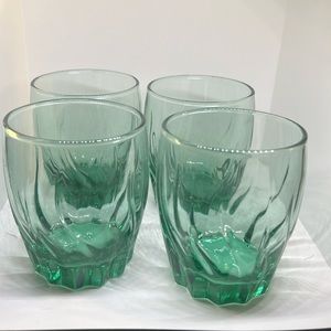 Anchor Hocking “Central Park Fern Green Glasses